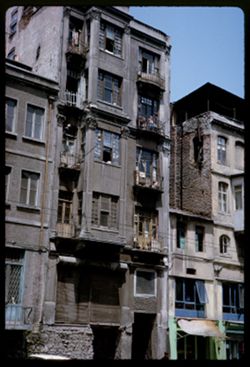 Houses along Meclisi Mebusan Caddesi Galata  Istanbul