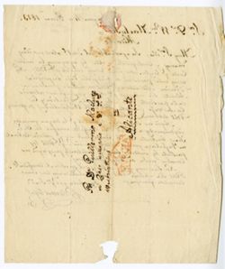 PRIENED [?] hijos, Cartagena [Spain]. To W[illia]m MACLURE, Allicante [Spain].,  1823 Oct. [?]
                                4