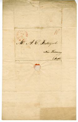 Bennett W[illia]m P[enn], Vincennes. To A[chille] E[mery] Fretageot, New Harmony, Indiana., 1837 Apr. 24