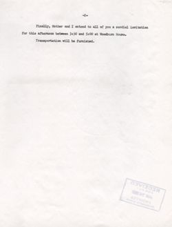 "Notes for Remarks Alumni Luncheon." -Alumni Hall June 15, 1952