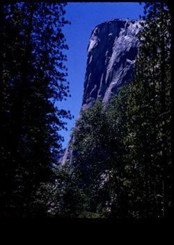 El Capitan from the east at 2:15 PM Yosemite Valley
