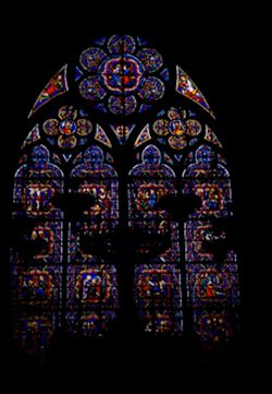 Rear window Notre Dame de Paris