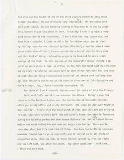 "Speech to Men's Faculty Club," April 22, 1980