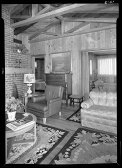 Interior Maude Graham's home