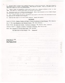 The World Religions, 1985