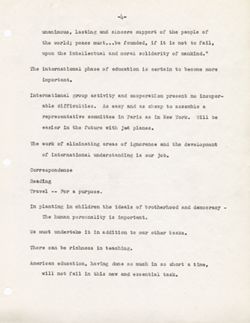"Remarks at the Annual Convention of the Indiana Future Teachers of America: How Can the Classroom Teacher Strengthen the Cause of the United Nations?" -Evansville, Indiana. April 25, 1951