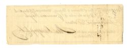 1806, Aug. 25 - Davidson, James, banker. Discount note to John Rodgers for $1,000.