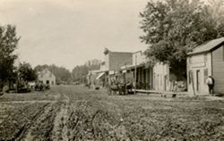 Street Scene with Carriages and wagons