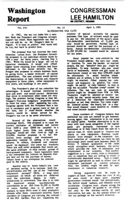 13. Apr 1, 1981: Alternative Tax Cuts