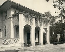 Entrance to residence