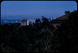 San Francisco seen over ridge of Sausalito