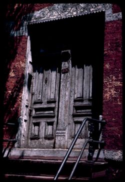 Old door. 224 W. 24th Place, Chgo.