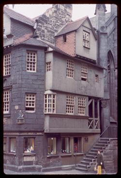 John Knox's house on Lower High St. Edinburgh