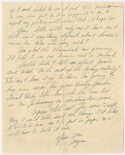 Greene, Myron to J.R. Horne, 1942-1943