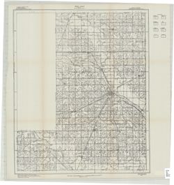 Soil map, Indiana, Wells County sheet