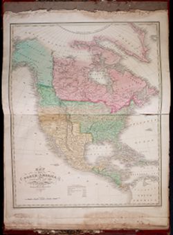 Map of North America including all the Recent Geographical Discoveries