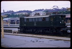Electric locomotive of Arlberg Express Vienna