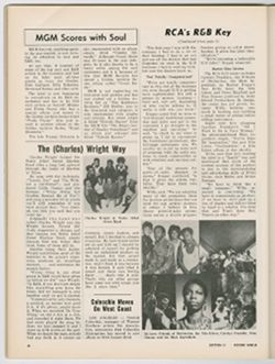 Record World, "RCA's R&B Key: Think Like a Small Company, Label's Buzz Willis, Tom Draper Discuss Their Modus Operandi," August 22, 1970.