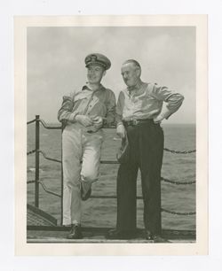 Roy Howard on military ship 9