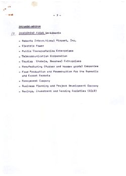 National Reconstruction Trust Fund, 1997-2000, undated