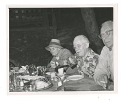 Roy Howard dining at Bohemian Grove