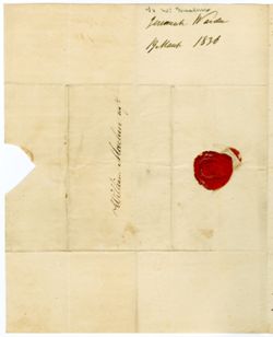 Warder, Jeremiah, Springfield, Clark, Ohio. To William Maclure, [Mexico]., 1836 Mar. 19