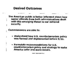 Overview: Public Hearing, U.S. Counterterrorism Policy, Team 3 [copies of PowerPoint presentation], March 22, 2004