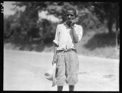 Boy with mouthharp, Bardstown, Kentucky
