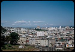 NE across city from Lupine and Laurel Sts.  Above Bush and Presidio.  San Francisco.