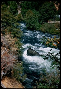 Rapids above confluence of North Fork and East Branch, Feather River. California.