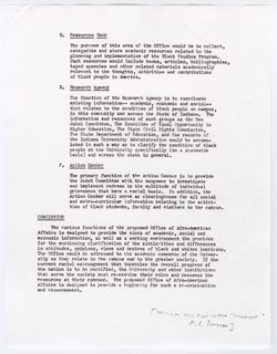 55: Resolution from Office of Afro-American Programs, ca. 21 January 1969