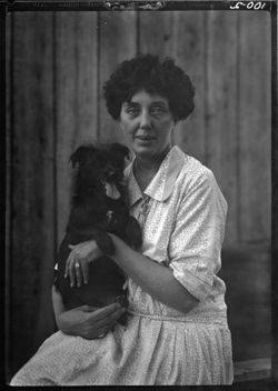 Eleanor snodgrass with dog