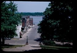 Mississipi river from Court House hill -Cape Girardeau, Mo.