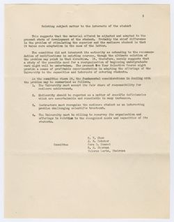 Report of the Committee on Suggestions for Stimulating Students with Mediocre Ability, March 1934