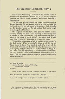"Indianapolis Football Game" vol. V, no. 9