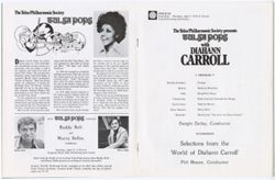 "The Tulsa Philharmonic Society presents Tulsa Pops with Diahann Carroll," Spotlite, Vol. 2, no. 2, 1978 Spring