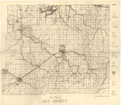 Soil map of Jay County