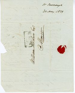 Burroughs, M. [Dr.], Vera Cruz to William Maclure, Mexico., 1839 May 30
