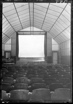 Interior of movie theatre