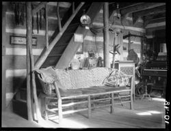 Stairway in Millspaugh cabin