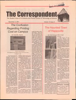 Thumbnail for 2001-11-05, The Correspondent