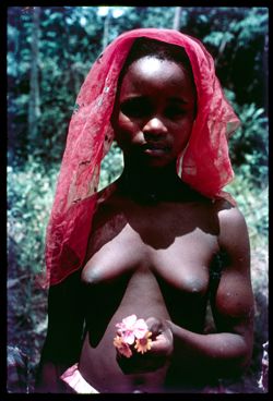 Young lady in traditional attire