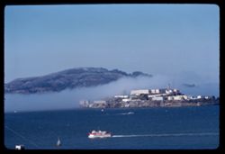 San Francisco Bay. Fair with fog.