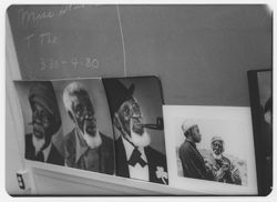 Clarence Muse photos in classroom at event