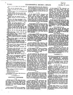 Added Nelson as co-sponsor to Patent Law Amendments of 1979, October 4, 1979