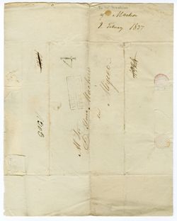 [Markoe, T.?], Vera Cruz, 2 Feb 1837, to William Maclure, Mexico., 1837 Feb. 2