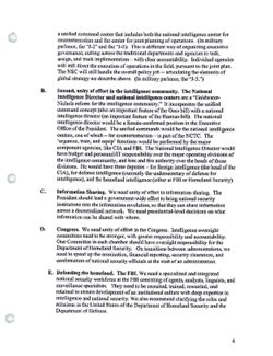 Talking Points on the 9-11 Commission Report, July 20, 2004