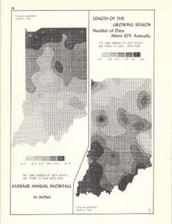 Average annual snowfall in inches