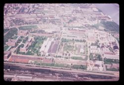 Palace near R.R. tracks Vienna from Boeing 707 jet