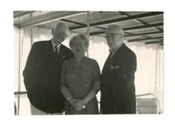 Herbert Hoover with Peggy and Roy Howard